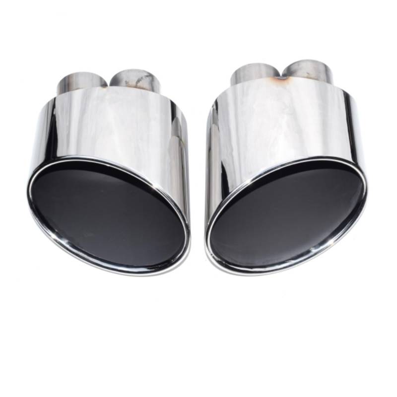 Auspuffblende 1 Paar Für A4 A5 A6 A7 Auspuffrohränderung RS4 RS5 RS6 RS7 Schalldämpferspitze Mit Großer Bohrung Endrohr(C) von CQRBNE