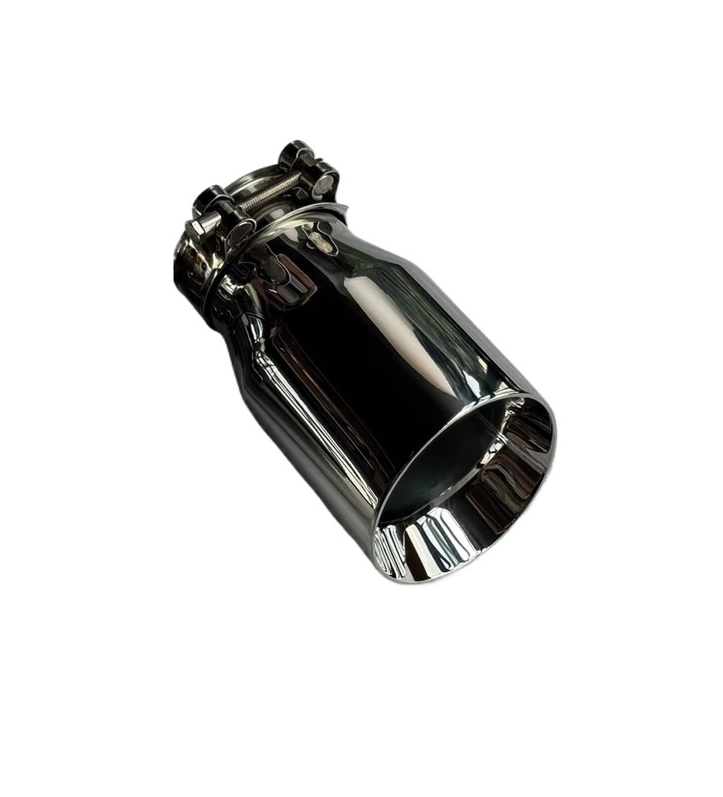 Auspuffblende 1 Stück Edelstahl Universal Auspuff Spitze/Schalldämpfer Rohr Auto Zubehör Endrohr(ID 73MM-OD 114MM) von CQRBNE