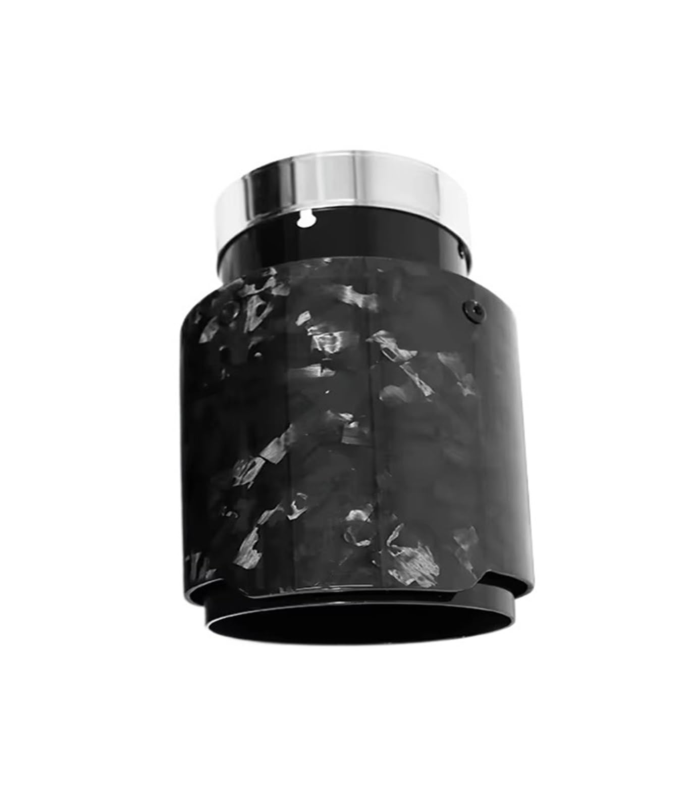 Auspuffblende 1 Stück Schmiedekohlefaser 304 Edelstahl Schalldämpferspitze Universal-Auspuffrohrdüse Für Schalldämpferspitzen Endrohr(ID54MMOD114MM) von CQRBNE