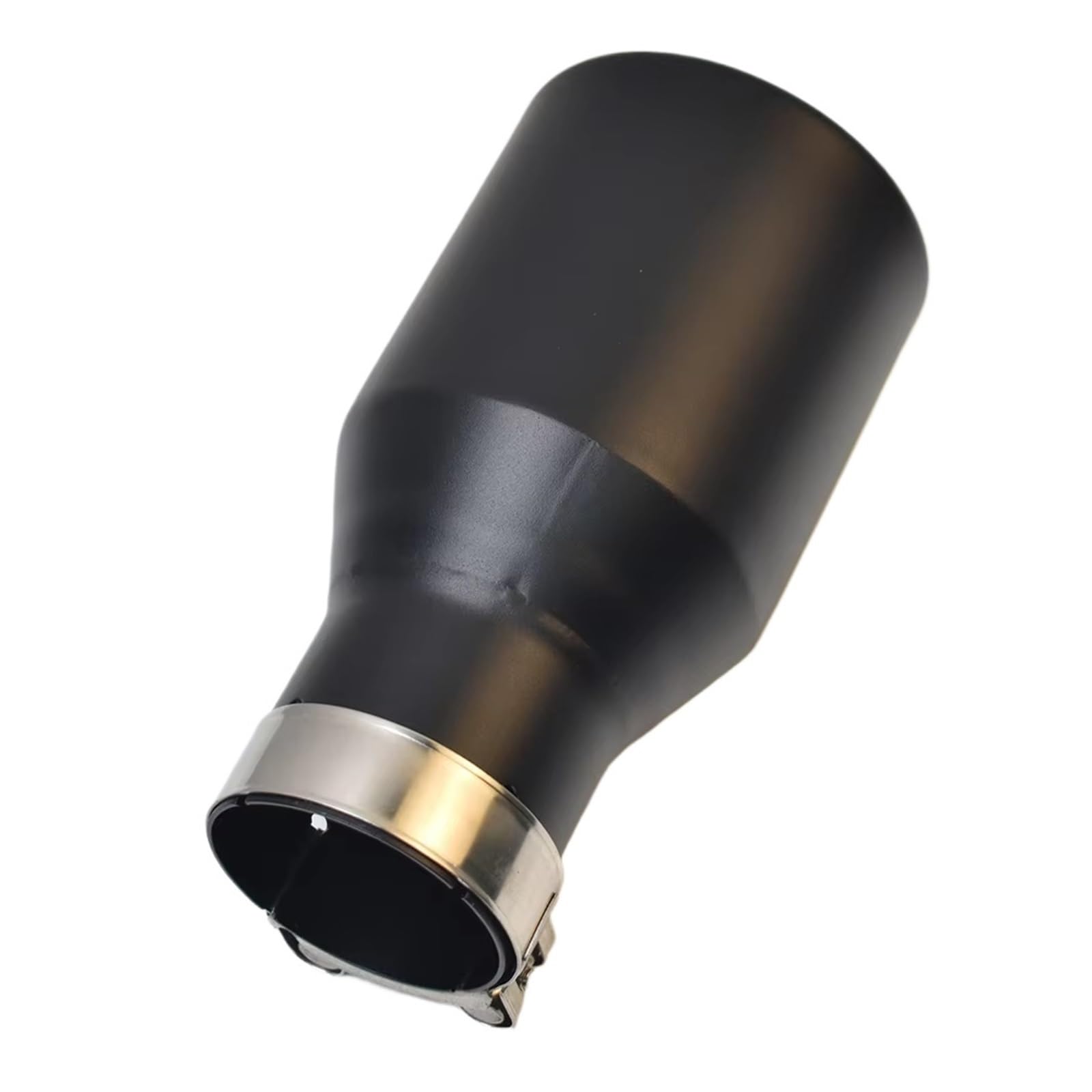 Auspuffblende 1 Stück Universal Auto Zubehör Edelstahl Lockige Schalldämpfer Matt Schwarz Spitze Endrohr Endrohr(ID 63 OD 89mm) von CQRBNE