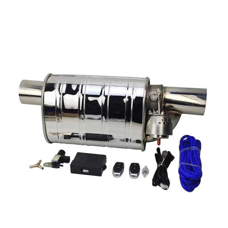 Auspuffblende Auto-Auspuffanlage Vakuum-Ventilsteuerung Auspuffrohr-Kit Variabler Schalldämpfer Universal 51 63 76 Mm Fernbedienung Endrohr(LEFT 76MM B) von CQRBNE