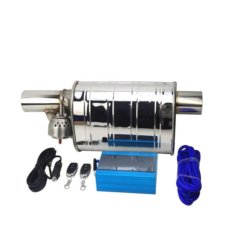 Auspuffblende Auto-Auspuffanlage Vakuum-Ventilsteuerung Auspuffrohr-Kit Variabler Schalldämpfer Universal 51 63 76 Mm Fernbedienung Endrohr(RIGHT 76MM C) von CQRBNE