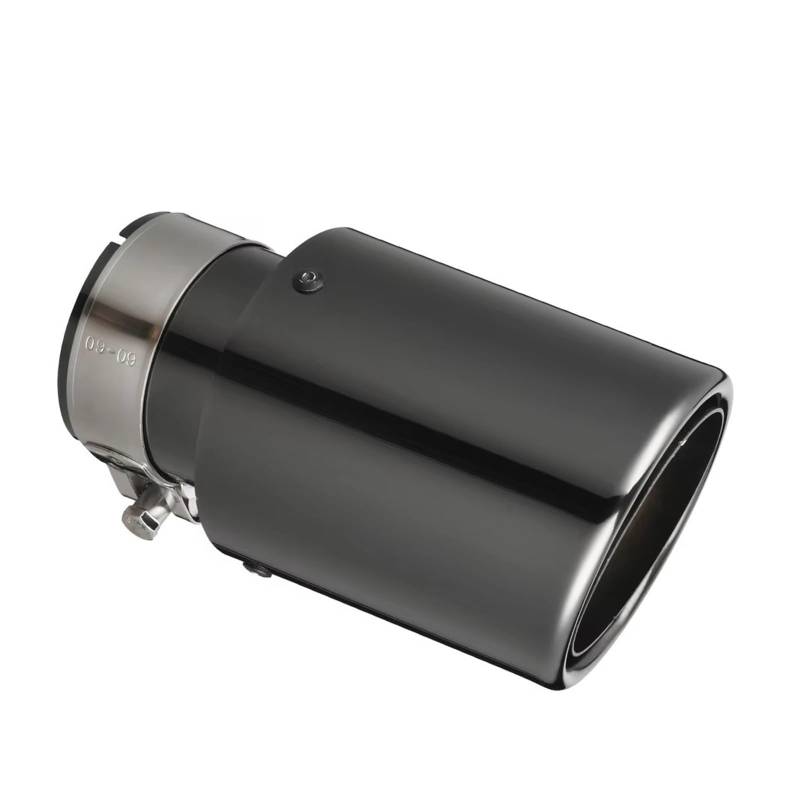 Auspuffblende Auto Edelstahl Schalldämpfer Spitze Auspuff System Universal Crimpen Blau Dekoration Auspuffrohr Schalldämpfer Endrohr(70mm-101mm) von CQRBNE