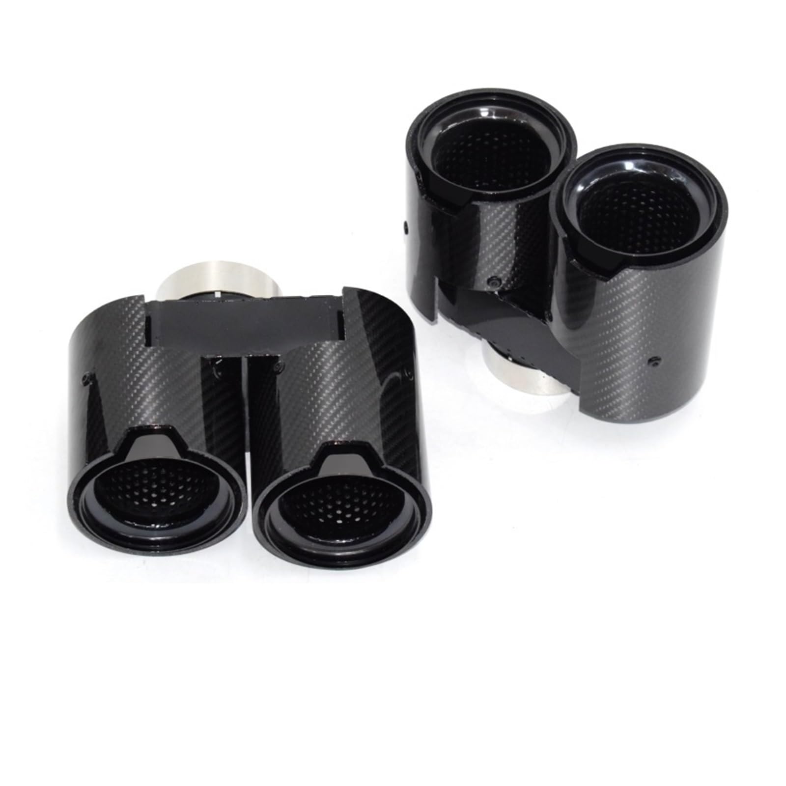 Auspuffblende Für 3er 330i 330e 2020+ Schalldämpfer G20 G21 Auspuffrohr, Endrohr Carbonfaser-Spitzendüse Auspuffkopf Endrohr(H) von CQRBNE