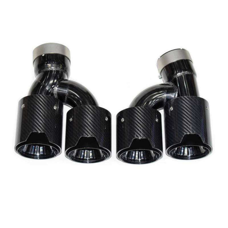 Auspuffblende Für 5 Series 2018-2023 Endrohr G30 G31 Auspuffrohr Modifikation Quad Carbon Fiber Schalldämpfer Spitze Auspuffkopf Endrohr(I) von CQRBNE