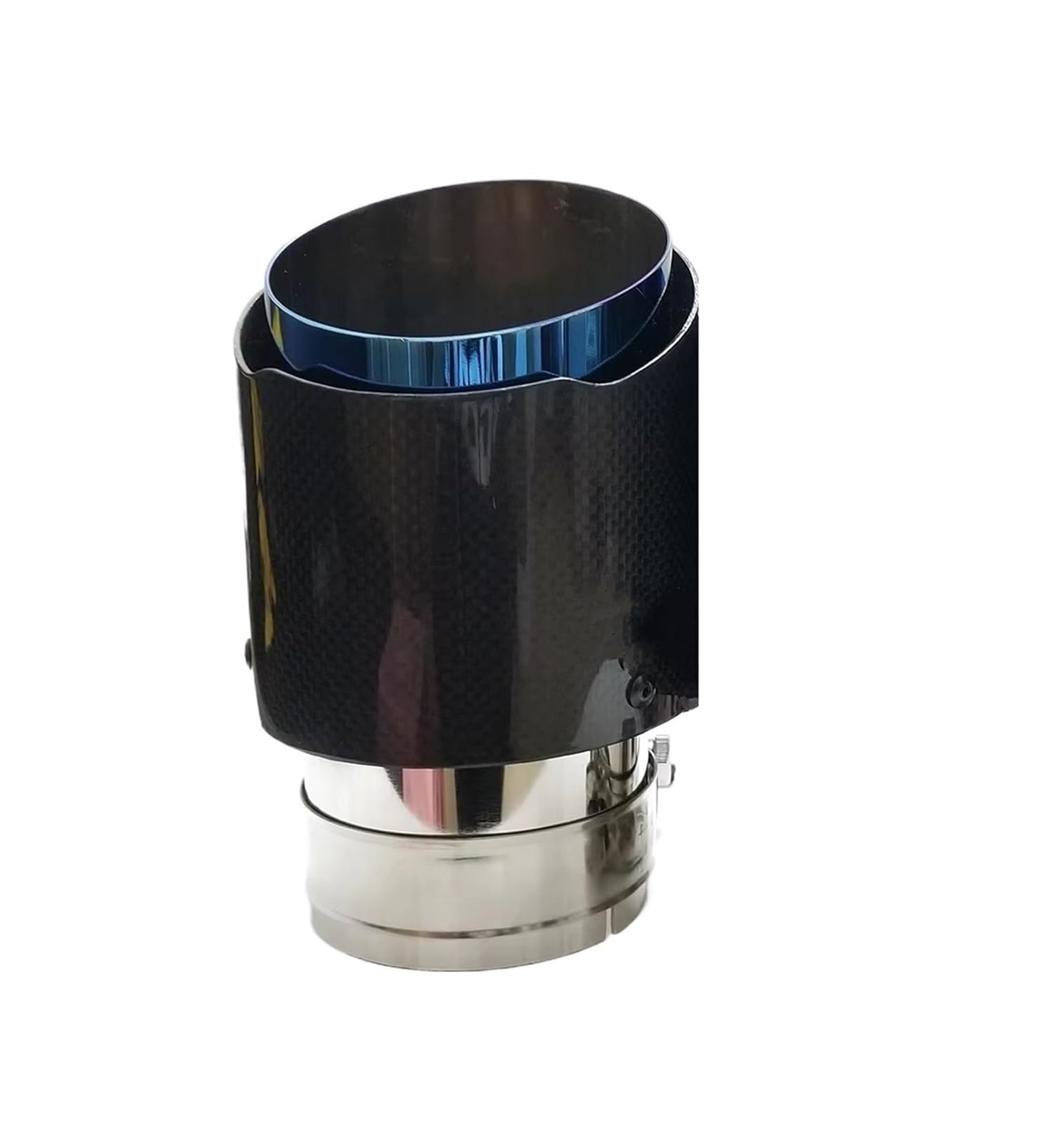 Auspuffblende Für 520i 523i 525i 528i F30 316i 318i 1 Stück Blaues Auspuffrohr Auto Modifizierte Düsen Tails Schalldämpferspitzen Endrohr(57MM IN 76MM OUT) von CQRBNE