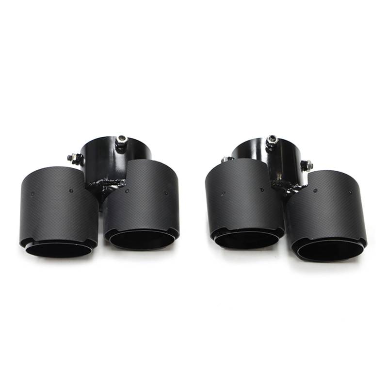 Auspuffblende Für 840i G14 G15 G16 Schalldämpfer Spitze Auspuff System Düse Clamp Stil 1 Paar Auspuff Spitze Endrohr(Carbon Fiber C) von CQRBNE