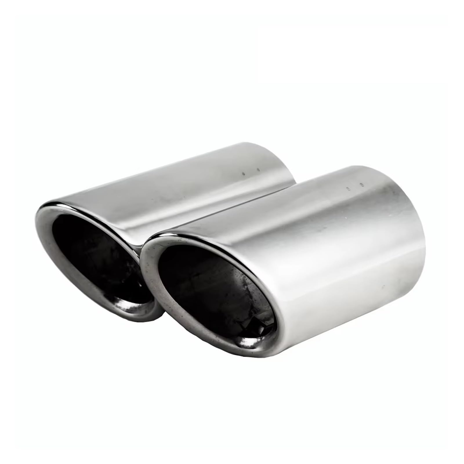 Auspuffblende Für A1 A3 A4 TT 2009-2015 Chrom-Beschichtung Edelstahl Auto Auspuff Schalldämpfer Spitze Rohre Abdeckungen Endrohr(Silber) von CQRBNE