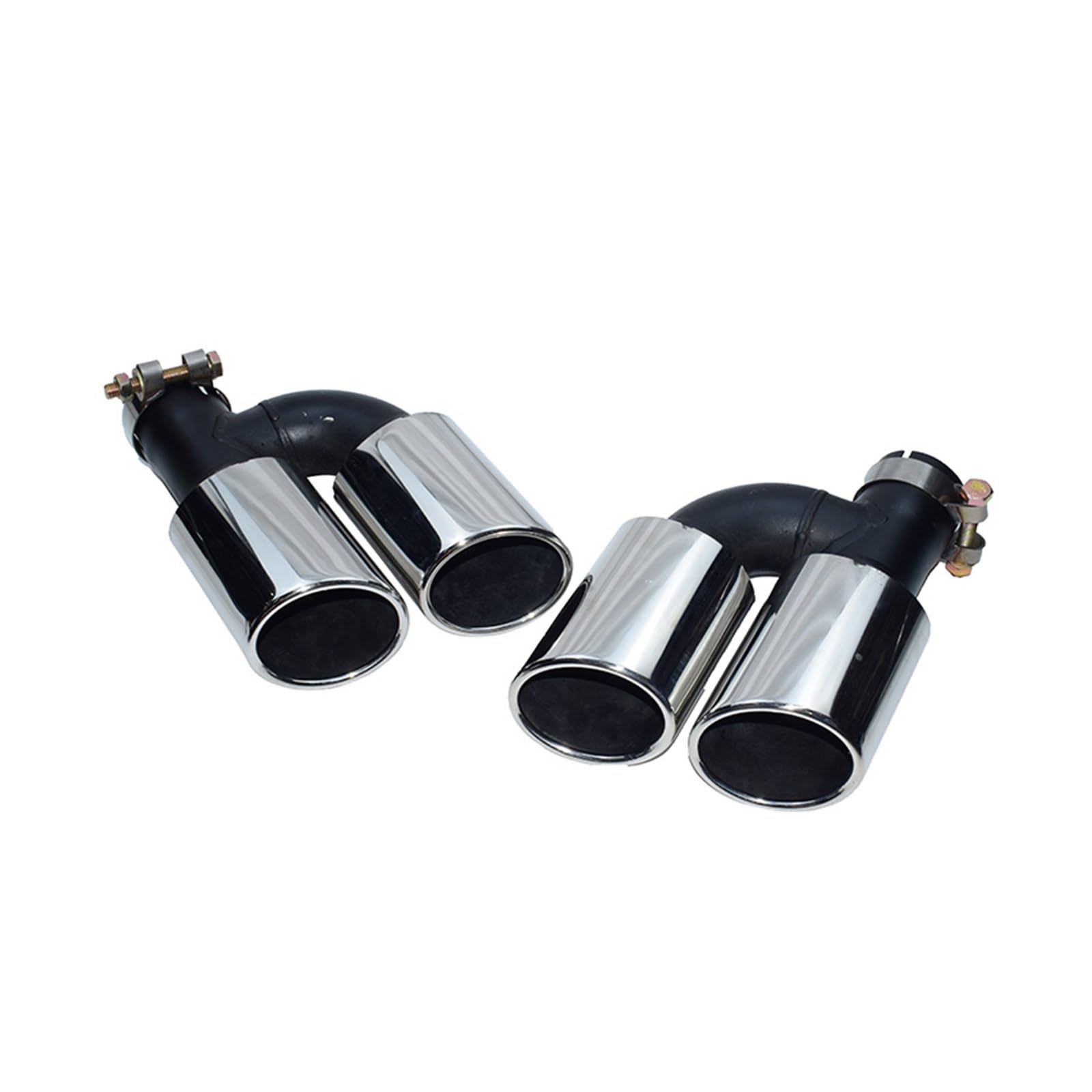Auspuffblende Für A3 A4 A5 A6 A7 A8 Up S3 S4 S5 S6 S7 S8 SQ3 SQ5 Design Schalldämpferspitze 60mm Endrohr Quad Auspuffrohr Endrohr(A) von CQRBNE