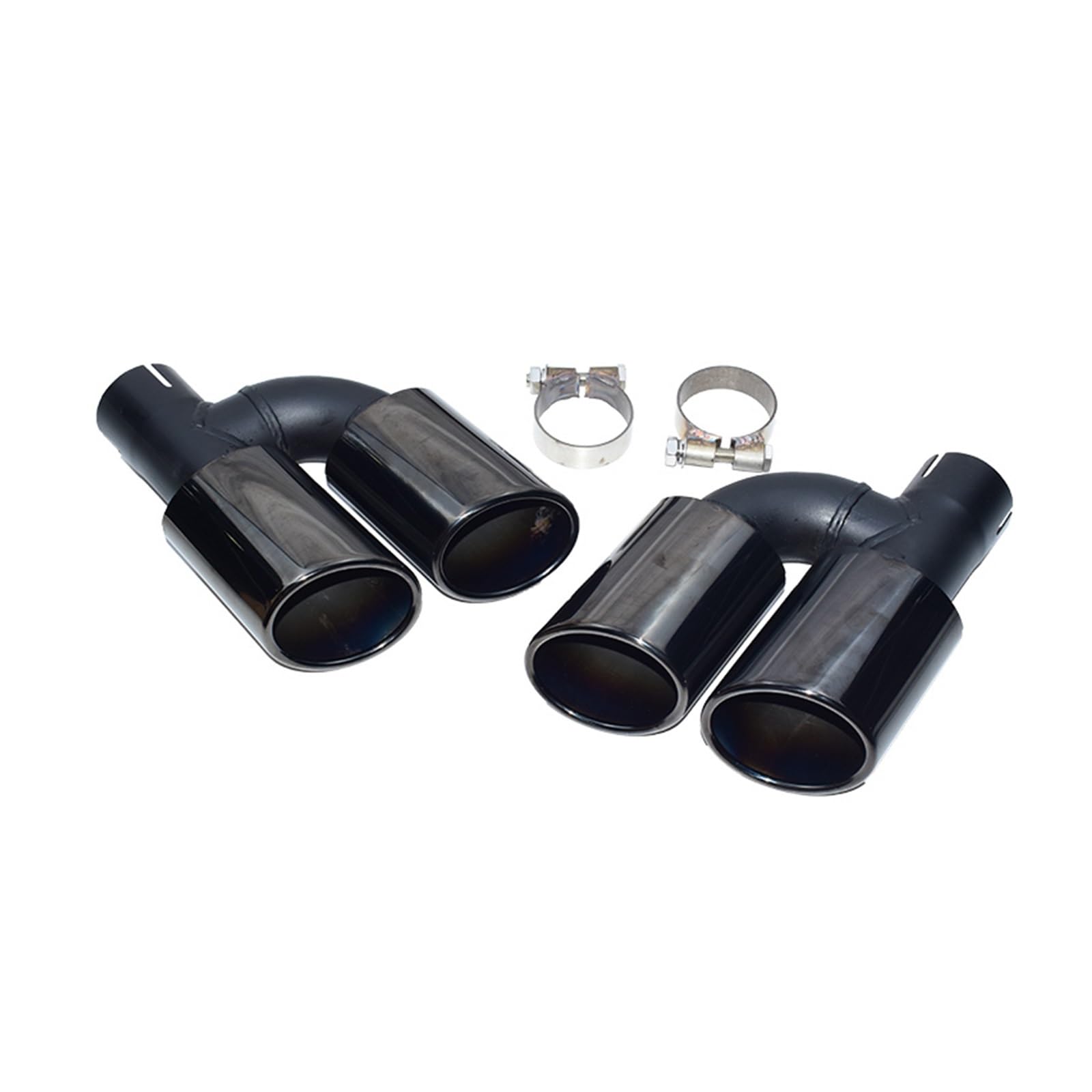 Auspuffblende Für A3 A4 A5 A6 A7 A8 Up S3 S4 S5 S6 S7 S8 SQ3 SQ5 Design Schalldämpferspitze 60mm Endrohr Quad Auspuffrohr Endrohr(B) von CQRBNE