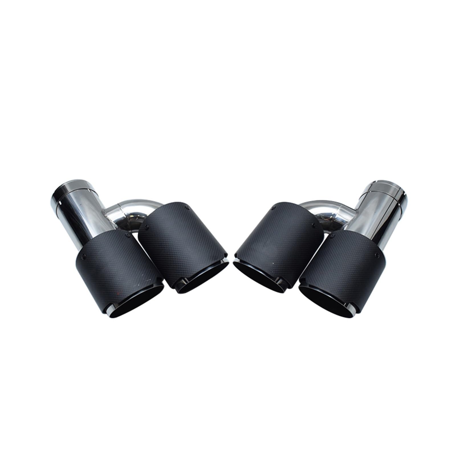 Auspuffblende Für A3 A4 A5 A6 A7 A8 Up S3 S4 S5 S6 S7 S8 SQ3 SQ5 Design Schalldämpferspitze 60mm Endrohr Quad Auspuffrohr Endrohr(C) von CQRBNE