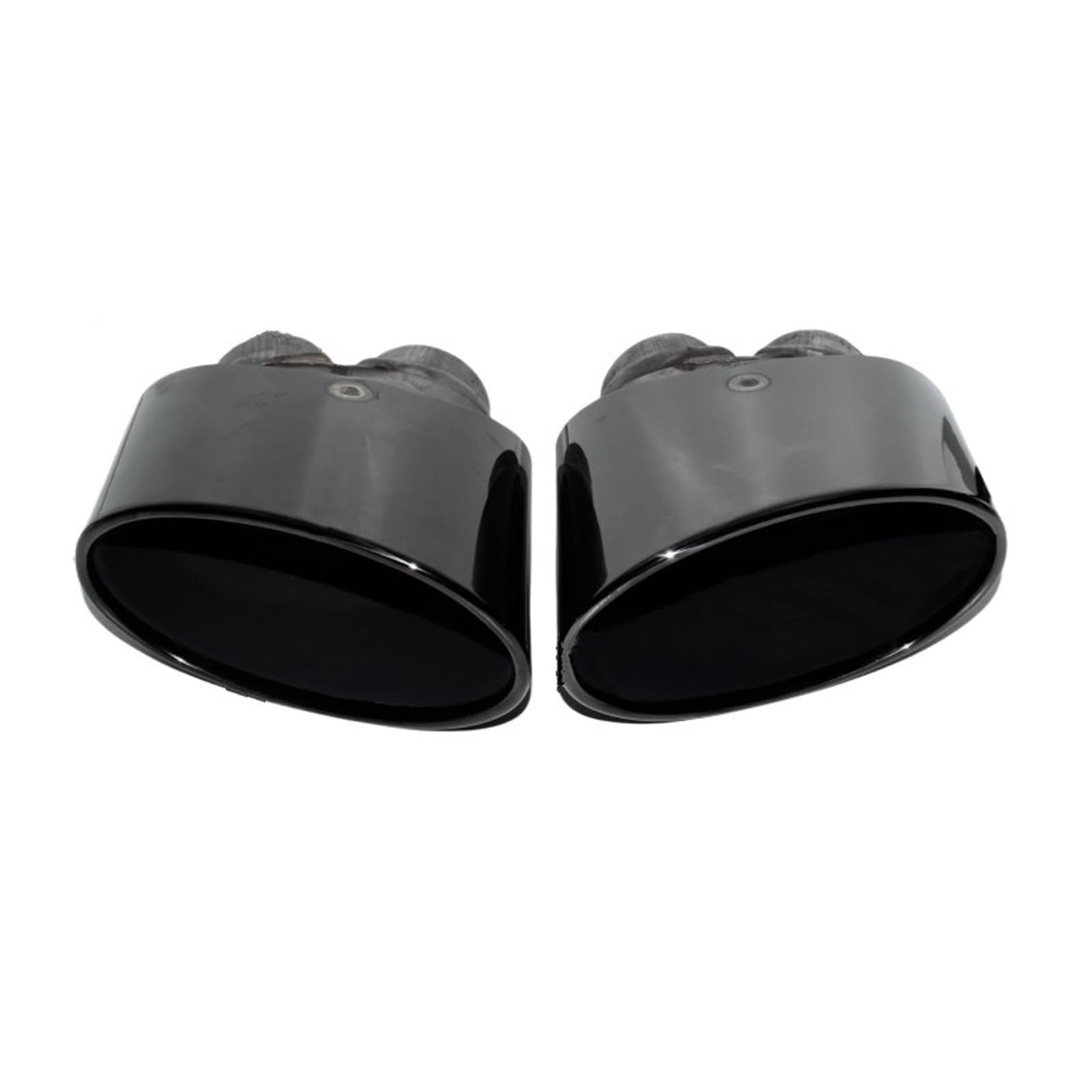 Auspuffblende Für A4 A5 A6 A7 Bis RS4 RS5 RS6 RS7 Schalldämpferspitze Endrohr Edelstahl Auspuffrohr 1 Paar Auspuffspitze Endrohr(C) von CQRBNE