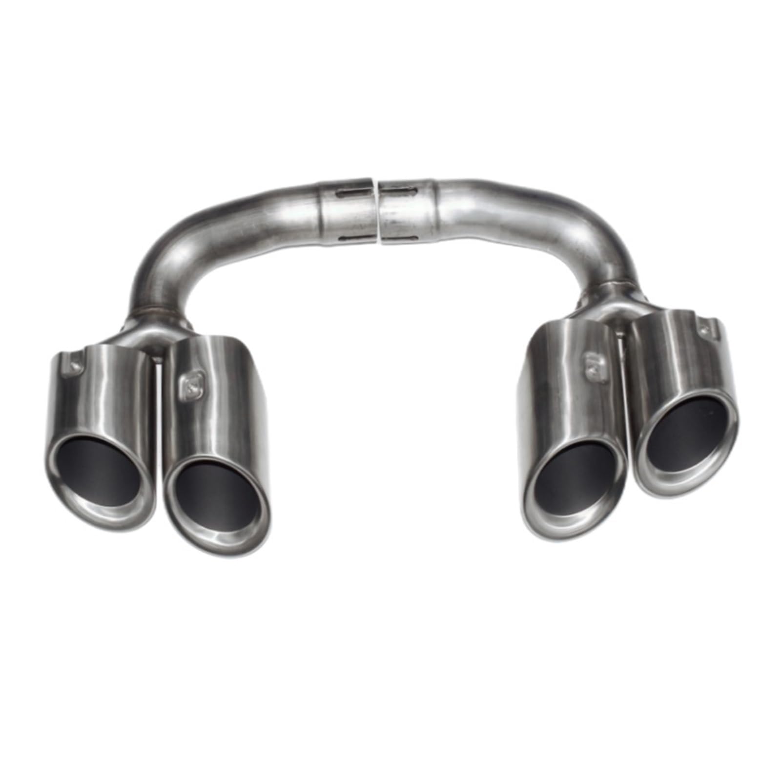 Auspuffblende Für Cayenne Endrohr 18-24 Auspuffrohr Modifikation Für GTS Schalldämpfer Turbo Spitze Auspuff Kopf Edelstahl Endrohr(A) von CQRBNE