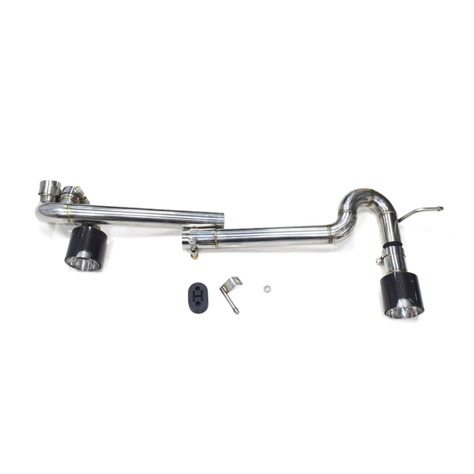 Auspuffblende Für E90 E92 318i 320i 330i 325i 2006-2016 MT Stoßstange Schalldämpfer Spitze Auspuffrohr Doppel Auspuffrohr Endrohr(Carbon Fiber B) von CQRBNE