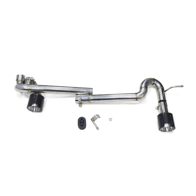 Auspuffblende Für E90 E92 318i 320i 330i 325i 2006-2016 MT Stoßstange Schalldämpfer Spitze Auspuffrohr Doppel Auspuffrohr Endrohr(Carbon Fiber B) von CQRBNE