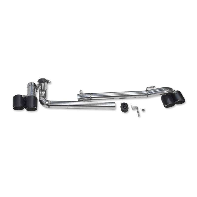 Auspuffblende Für E90 E92 E93 320i 325i Twin Auspuffrohr Up Quad Auspuff Spitze Schalldämpfer Spitze Auspuff System Endrohr Düse Endrohr(Carbon Fiber) von CQRBNE