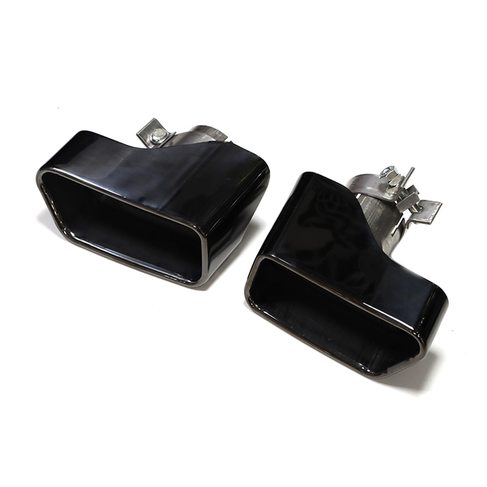 Auspuffblende Für F10 F11 F12 F13 535i 535d 640i 640d 550i 650i Quadratisches Auto-Endrohr Schalldämpfer Spitze Düse Auspuffanlage Endrohr(Black A) von CQRBNE