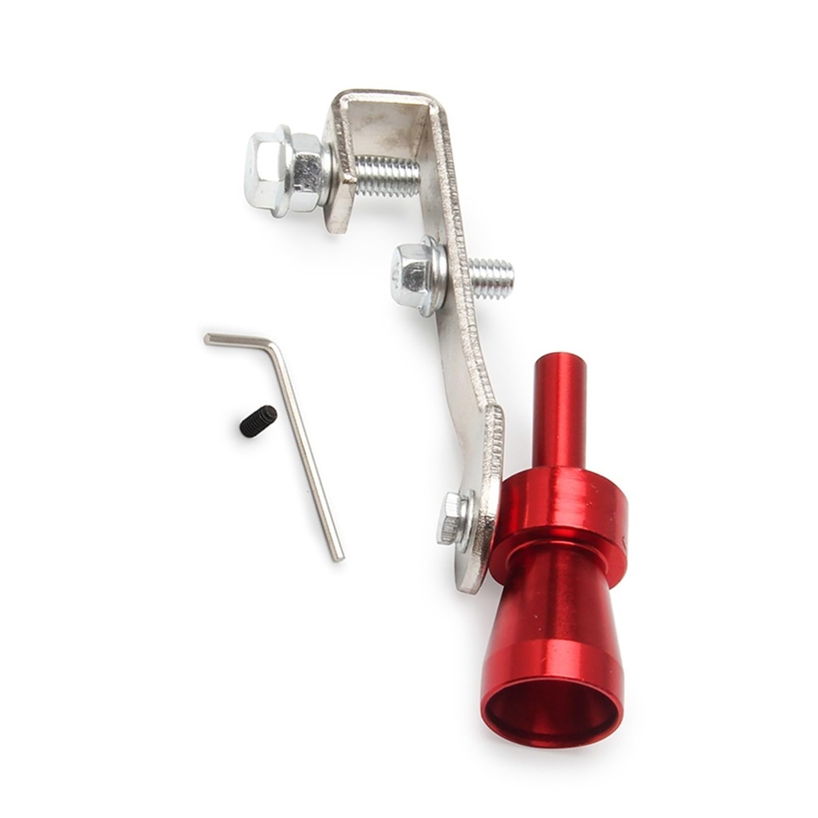 Auspuffblende Für Ford Für Focus MK2 MK3 MK4 Für Fiesta Für Ecosport Für Mondeo Für Fusion Für Kuga Auto Turbo Whistle Schalldämpfer Endrohr(Red S) von CQRBNE