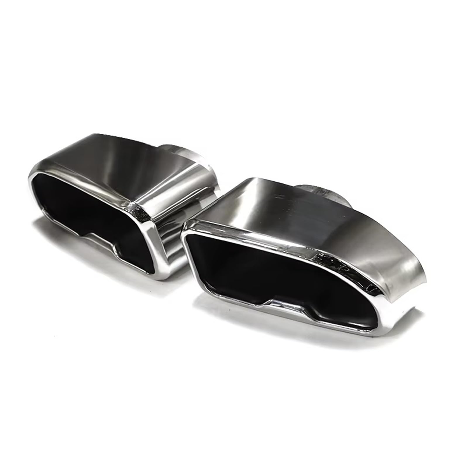 Auspuffblende Für G01 X3 G02 X4 Edelstahl Schalldämpfer Spitze Auspuffrohr Quadrat Endrohr Auspuff System 2018-2021 Endrohr(Silber) von CQRBNE