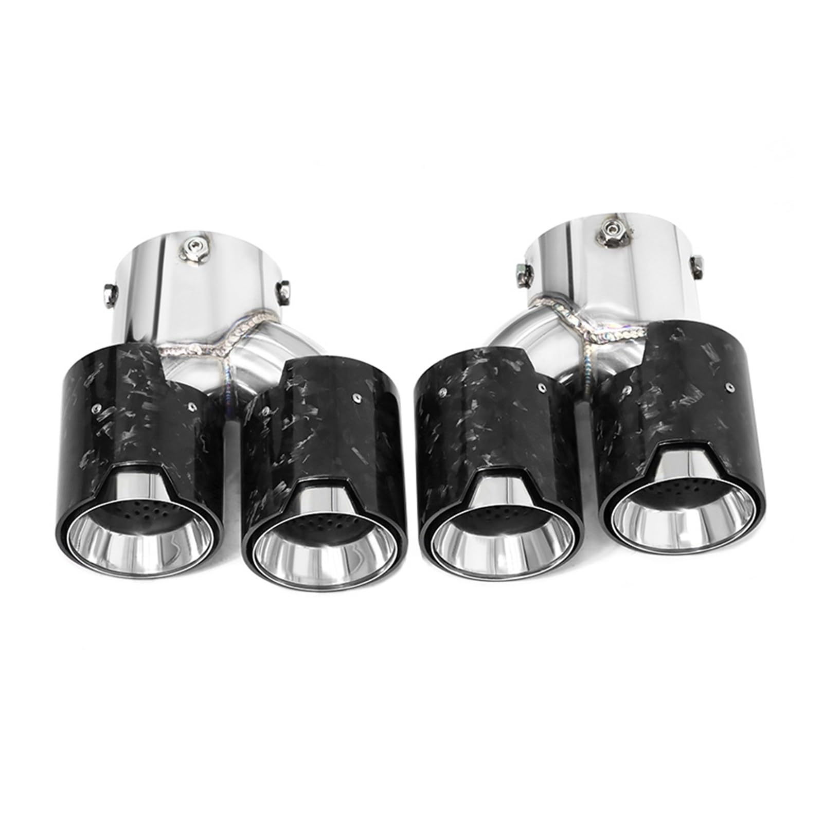 Auspuffblende Für G20 G21 M340i Auspuff 304 Edelstahl Schalldämpfer Spitze Düse Quad Auto Auspuff Endrohr Endrohr(Carbon Fiber h) von CQRBNE