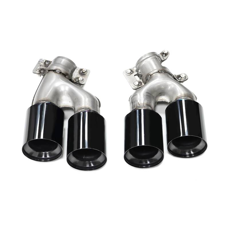 Auspuffblende Für G30 G31 525i 528i 530i Stil Schalldämpfer Spitze Düse Endrohr Auspuff System Quad Auto Auspuff Spitze Endrohr(Schwarz) von CQRBNE
