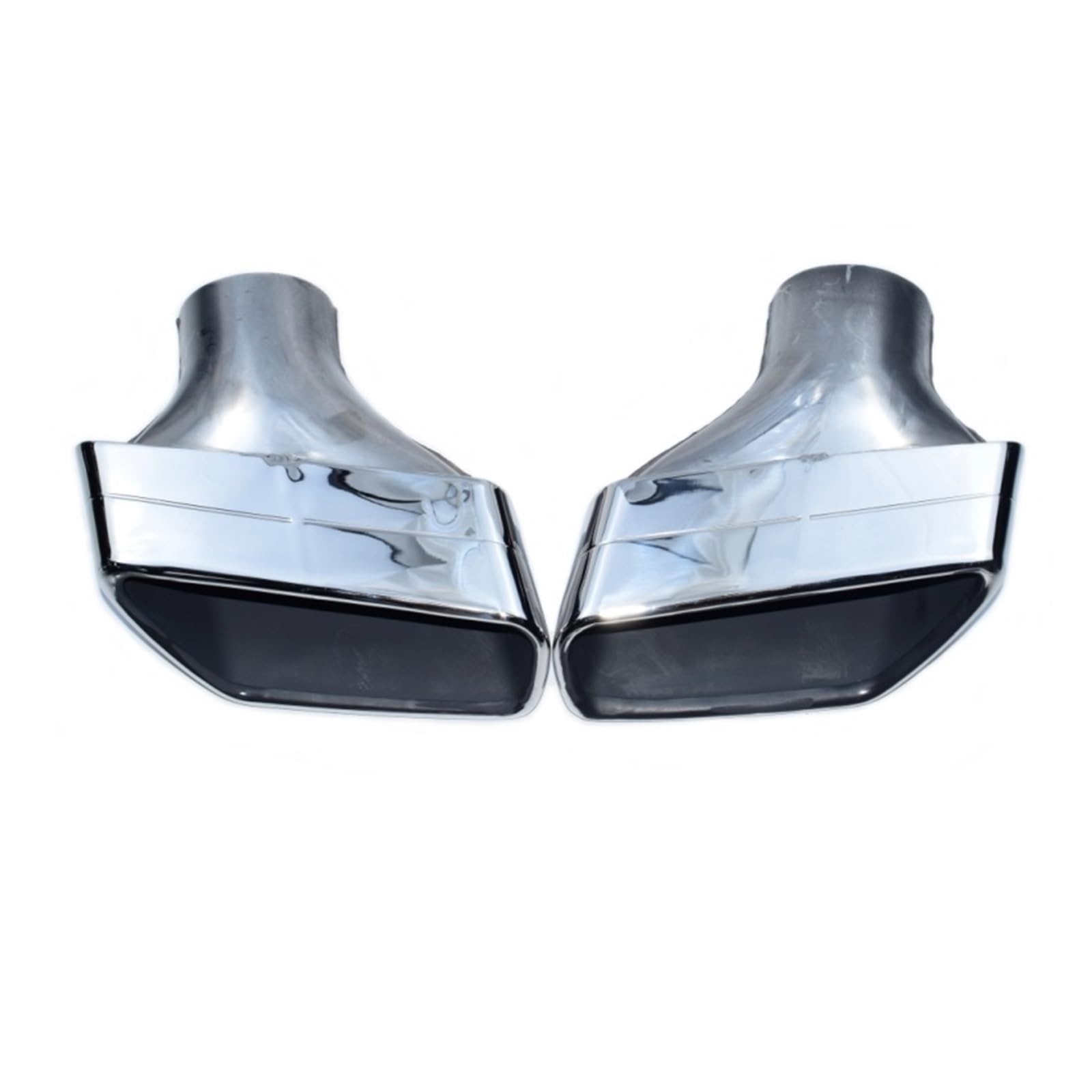Auspuffblende Für G30 G31 525i 530i 540i Schalldämpferspitze Quadratdüse Auspuffrohr 304 Edelstahl Autoauspuffspitze Endrohr(Silber) von CQRBNE