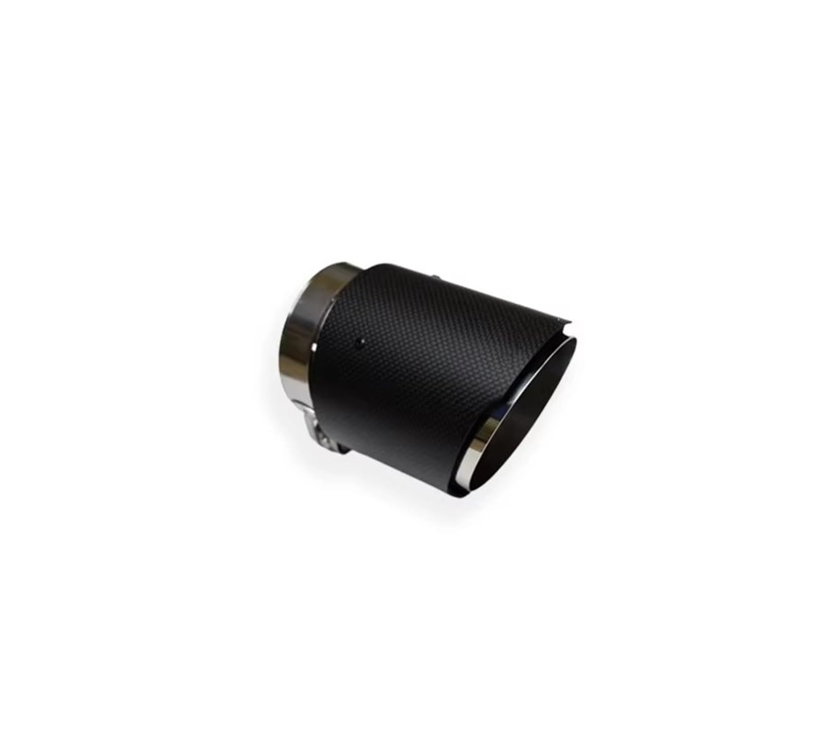 Auspuffblende Für Jaguar Für XEL Für XFL XE 2015 2016-2023 Carbonfaser + Edelstahl-Auspuffrohr Schalldämpfer Endrohr Endrohr(1piece) von CQRBNE