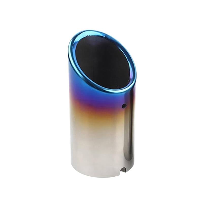 Auspuffblende Für Lavida 1.6L 1.4T 2013 2014 2015 Für Sagitar 70mm Auto Auspuff Schalldämpfer Spitze Rohr Abdeckung Endrohr(1piece Blue) von CQRBNE