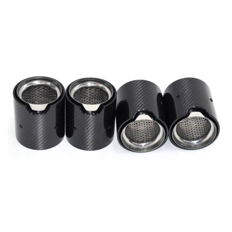 Auspuffblende Für M2 M3 M4 Carbon Fiber Schalldämpfer F80 F82 F83 F84 F87 Endrohr Endrohr Spitze Düse Auspuff Kopf Endrohr(Silber) von CQRBNE