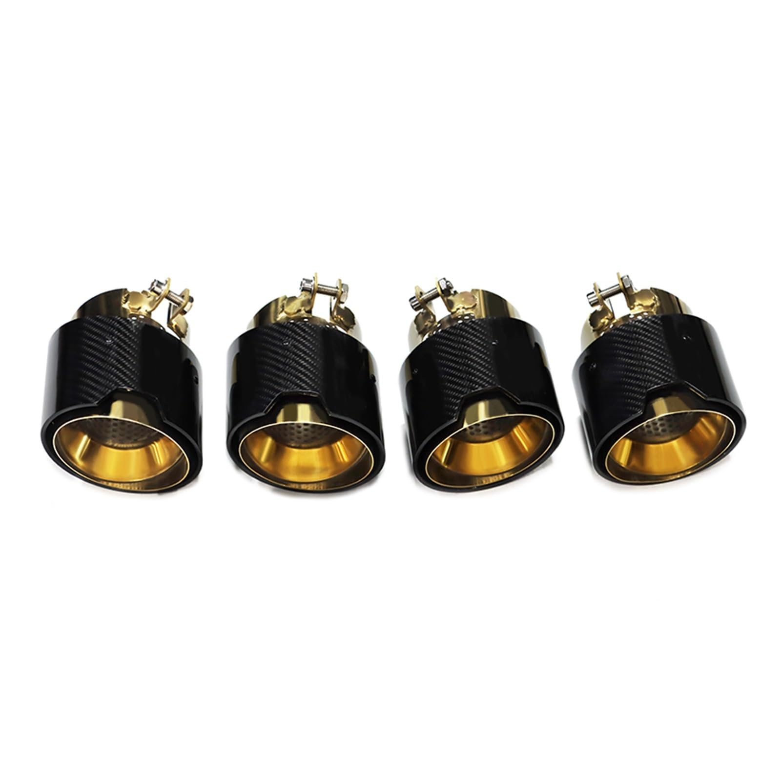 Auspuffblende Für M2 M3 M4 G80 G82 G83 G87 Auspuffanlage Rohre Schalldämpfer Spitze Düse 4 Teile/los Carbon Fiber Exhaut Tipps Endrohr(Carbon Fiber B) von CQRBNE