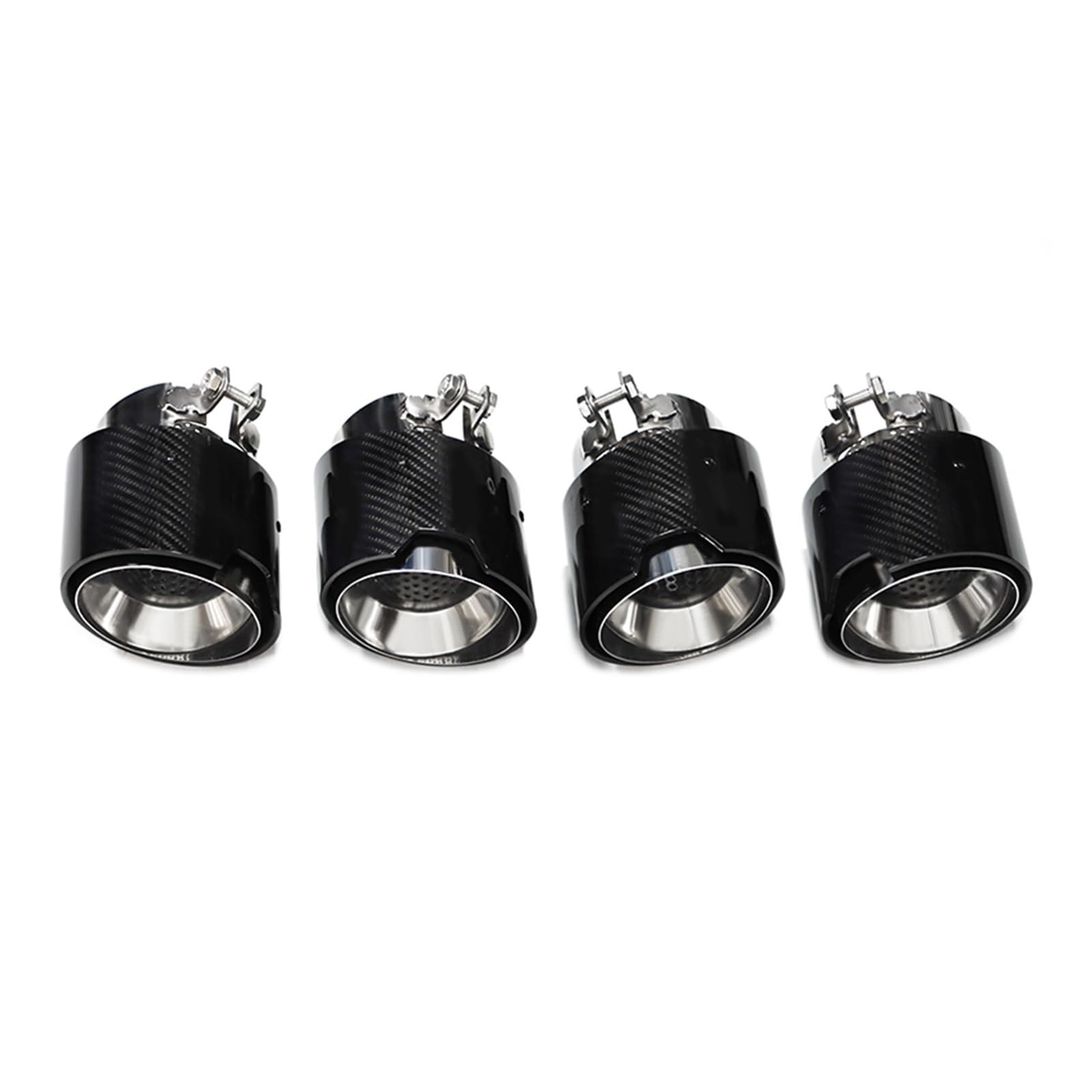 Auspuffblende Für M2 M3 M4 G80 G82 G83 G87 Auspuffanlage Rohre Schalldämpfer Spitze Düse 4 Teile/los Carbon Fiber Exhaut Tipps Endrohr(Carbon Fiber E) von CQRBNE