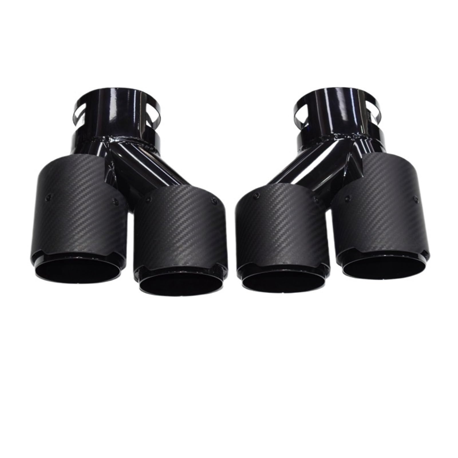Auspuffblende Für M240i M340i M440i 2020-2024 Carbon Fiber Endrohr G21 G22 G42 Auspuffrohr Upgrade Quad Schalldämpfer Spitze Düse Endrohr(E) von CQRBNE