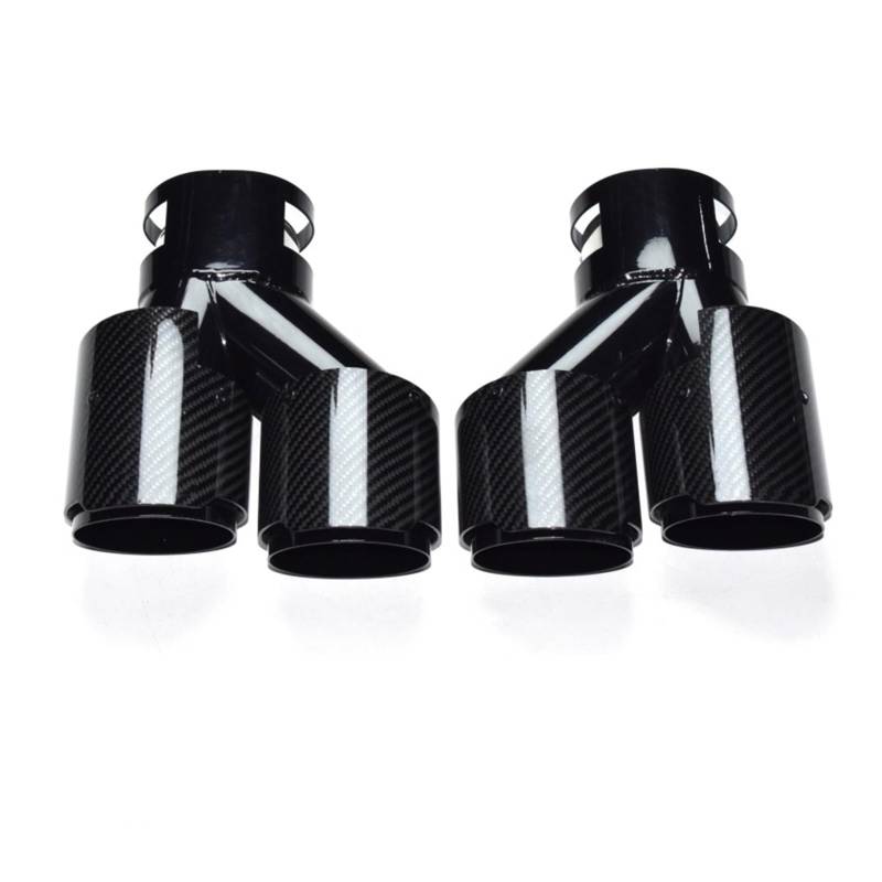 Auspuffblende Für M240i M340i M440i Carbon Fiber Endrohr G20 G21 G23 G42 Schalldämpfer Auspuffrohr Spitze Düse Auspuff Kopf Endrohr(E) von CQRBNE
