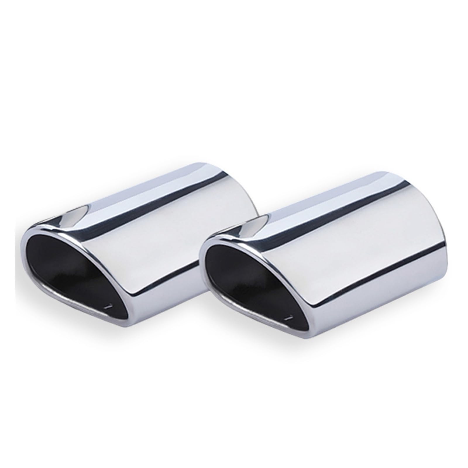 Auspuffblende Für Q5 2009-2013 Endrohr Schalldämpfer Spitze Schwanz Hals 1/2 Stück Edelstahl Auto Auspuffrohr Schalldämpfer Endrohr(2 pieces) von CQRBNE