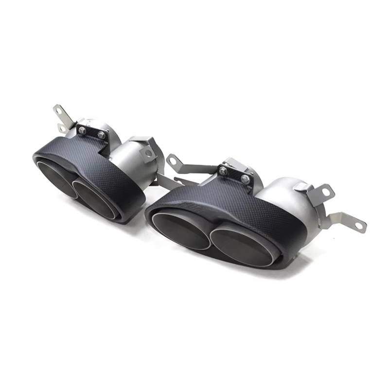 Auspuffblende Für S3 S4 S5 S6 S7 RS3 RS4 RS5 RS6 RS7 Schalldämpfer Spitze Endrohr Auspuff System Düse 2 Stück Endrohr von CQRBNE