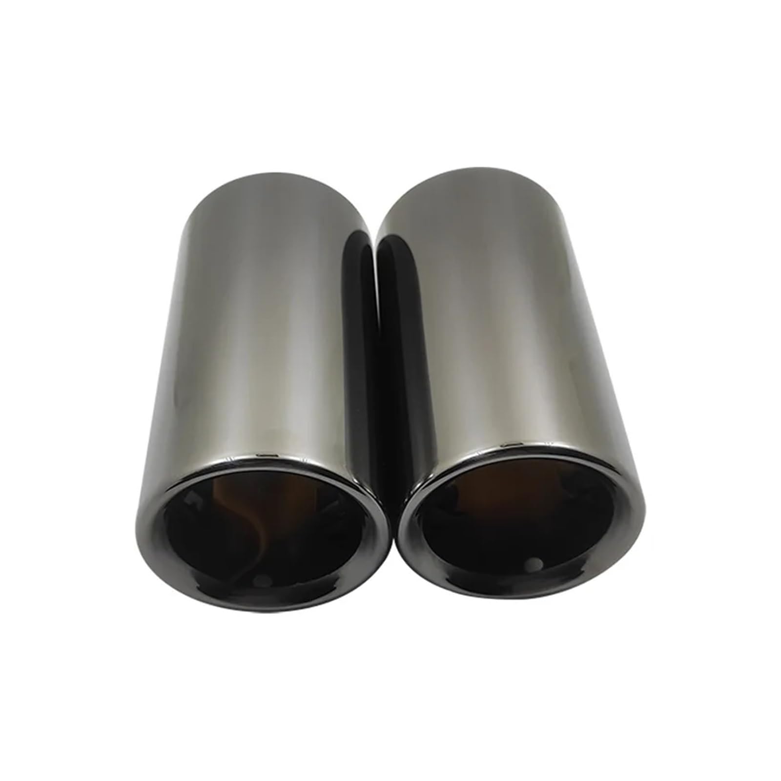 Auspuffblende Für Sagitar Für Lavida Für Bora Für Golf Für Tiguan Endrohr Edelstahl Auspuff Schalldämpfer Spitze Düse Endrohr(Flat black) von CQRBNE