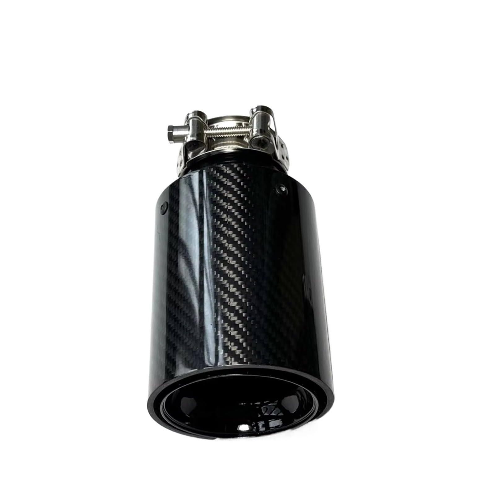 Auspuffblende Für Serie E46 E60 Universal-Carbon Fiber Hinten Schwanz Auspuffrohr Schalldämpfer Spitze Düse 1 Stück Endrohr(ID 51MM-OD 93MM) von CQRBNE