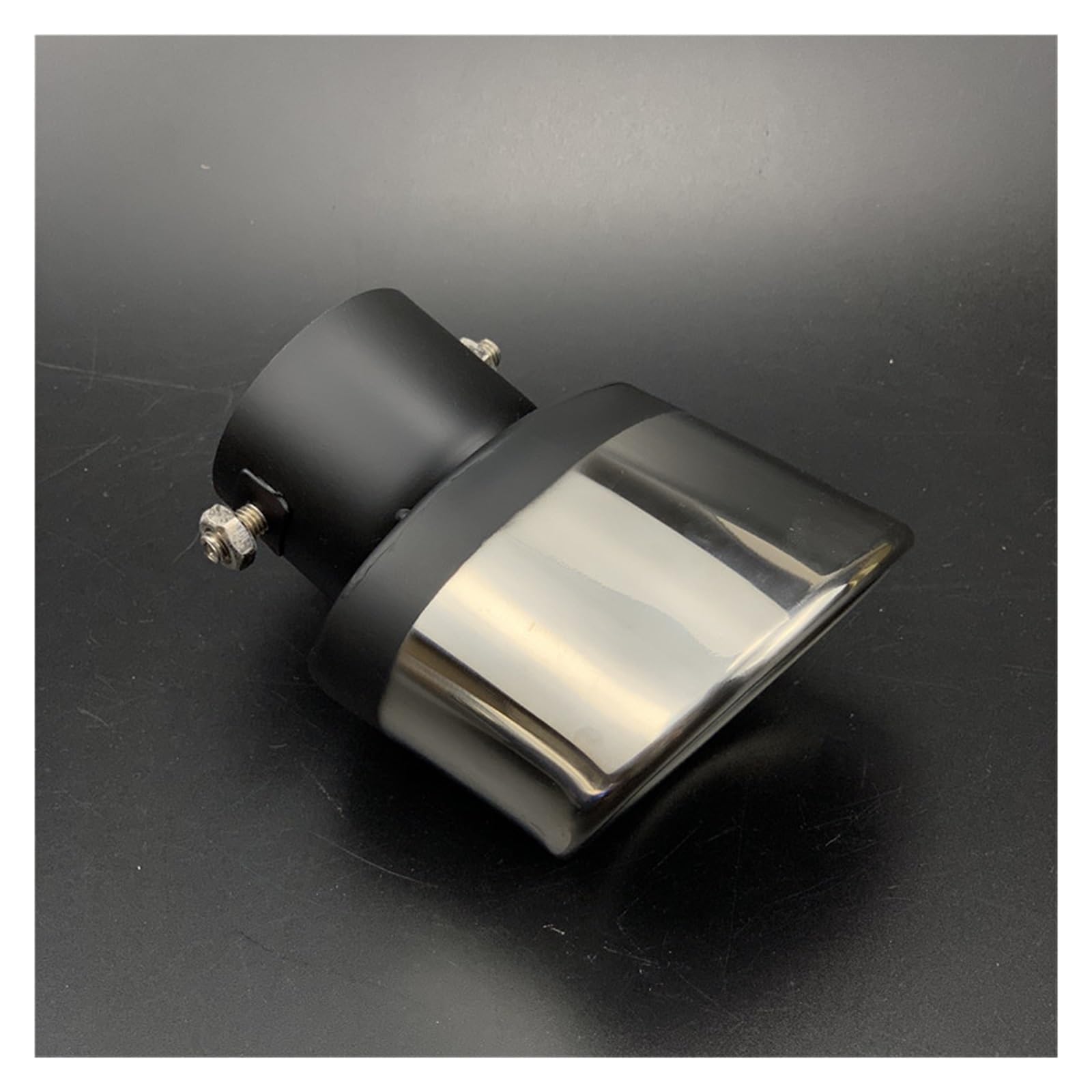 Auspuffblende Für Toyota Für Taxi Für AVALON Für Century Für Rush Für Fortuner Für Harrier Für SEQUOIA Auto-Auspuffrohr Endrohr(B type Bent Silver) von CQRBNE