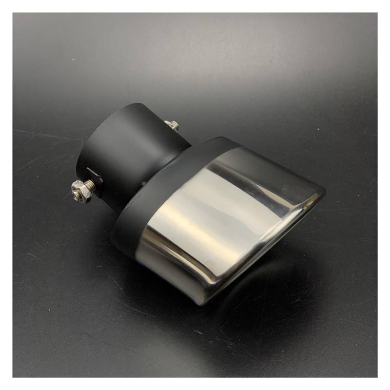 Auspuffblende Für Toyota Für Taxi Für AVALON Für Century Für Rush Für Fortuner Für Harrier Für SEQUOIA Auto-Auspuffrohr Endrohr(B type Bent Silver) von CQRBNE