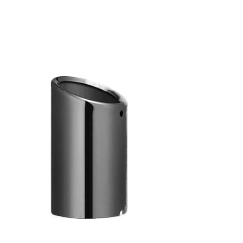 Auspuffblende Für VW CC 2012 2013 2014 2015 1/2 Stück Auto Auto Auspuff Tip Schalldämpfer Rohr Abdeckung Endrohr(76mm-black-1piece) von CQRBNE