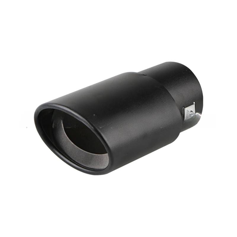 Auspuffblende Universal Auto Auspuff Schalldämpfer Spitze Runde Edelstahl Auto Schwanz Hinten Runde Auspuffrohr Schwanz Schalldämpfer Endrohr(F) von CQRBNE