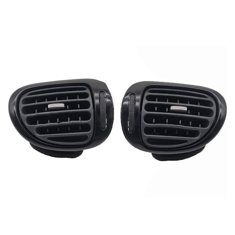 CQRBNE AC Lüftungsgitter Für Citroen C2 5-türige Limousine Armaturenbrett Klimaanlage Instrumententafel VTS Air Outlet Vents 8211C6 8264Y6 Auto Lüftungsgitter(Black Pair) von CQRBNE