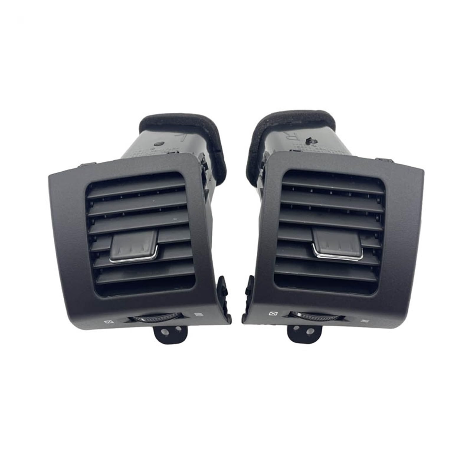 CQRBNE AC Lüftungsgitter Für Lexus GX 470 2003-2009 Dashboard Air Outlet Straf Auto Klimaanlage Vent Outlet Auto Lüftungsgitter(L R Black 2pieces) von CQRBNE