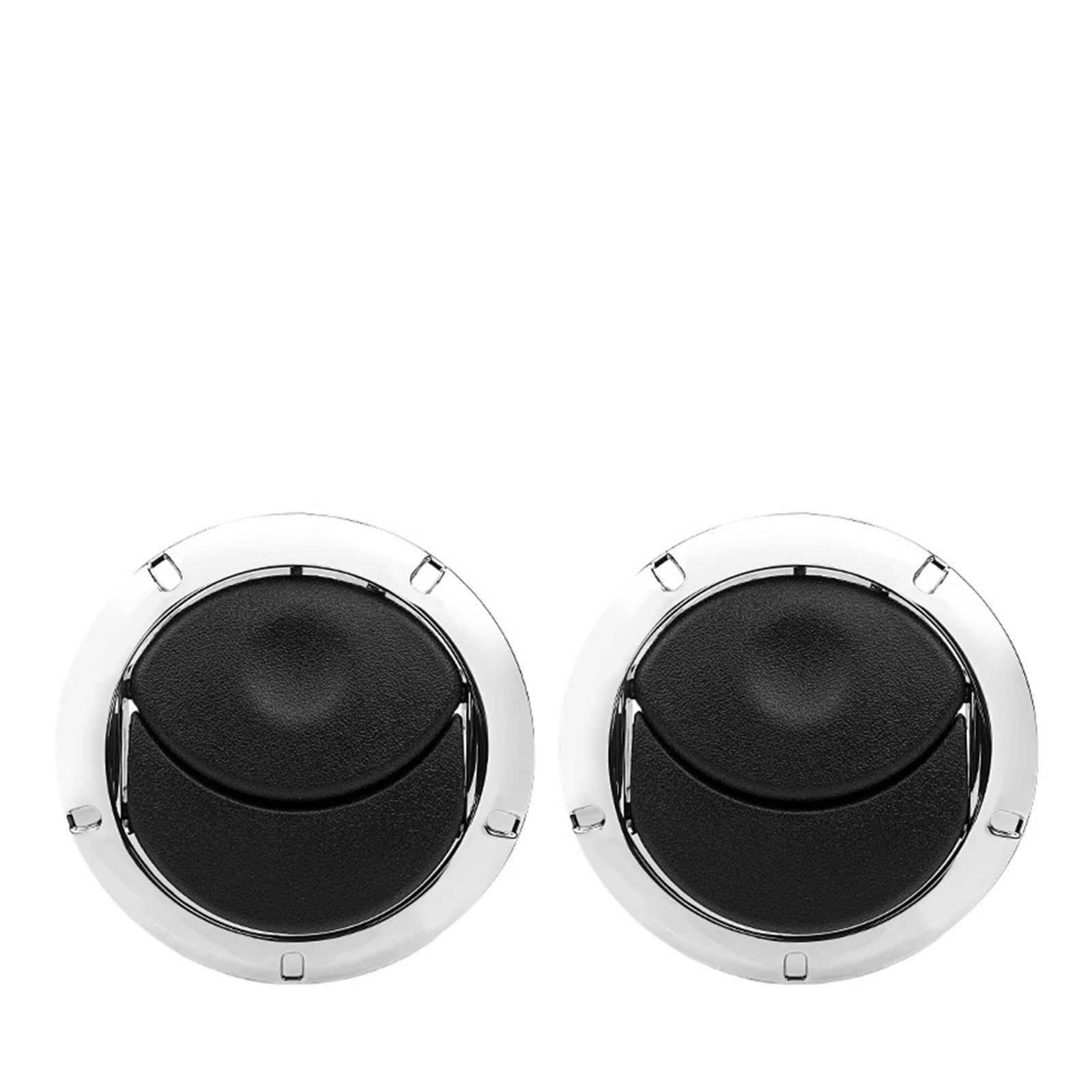 CQRBNE AC Lüftungsgitter Für Nissan Für NV400 2010-On 8200464605 1/2/4-teilige Auto-Klimaanlagen-Entlüftungsgitterabdeckung 8200212480 Auto Lüftungsgitter(2pieces Sliver) von CQRBNE
