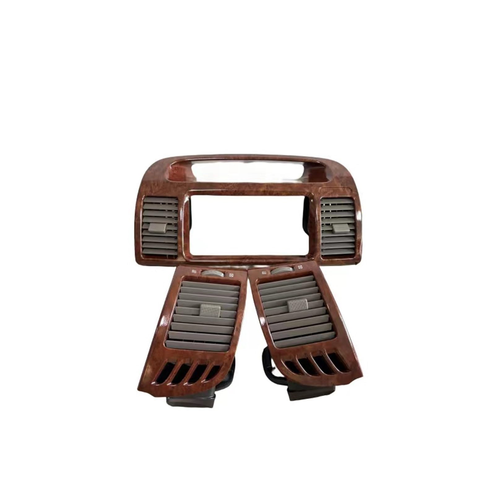 CQRBNE AC Lüftungsgitter Für Toyota Für Camry XV30 2001-2006 1 Paar Luftauslass Linkslenker Auto Innenraum AC Air Grille Vent Abdeckung Auto Lüftungsgitter(3pieces-Wood Color) von CQRBNE
