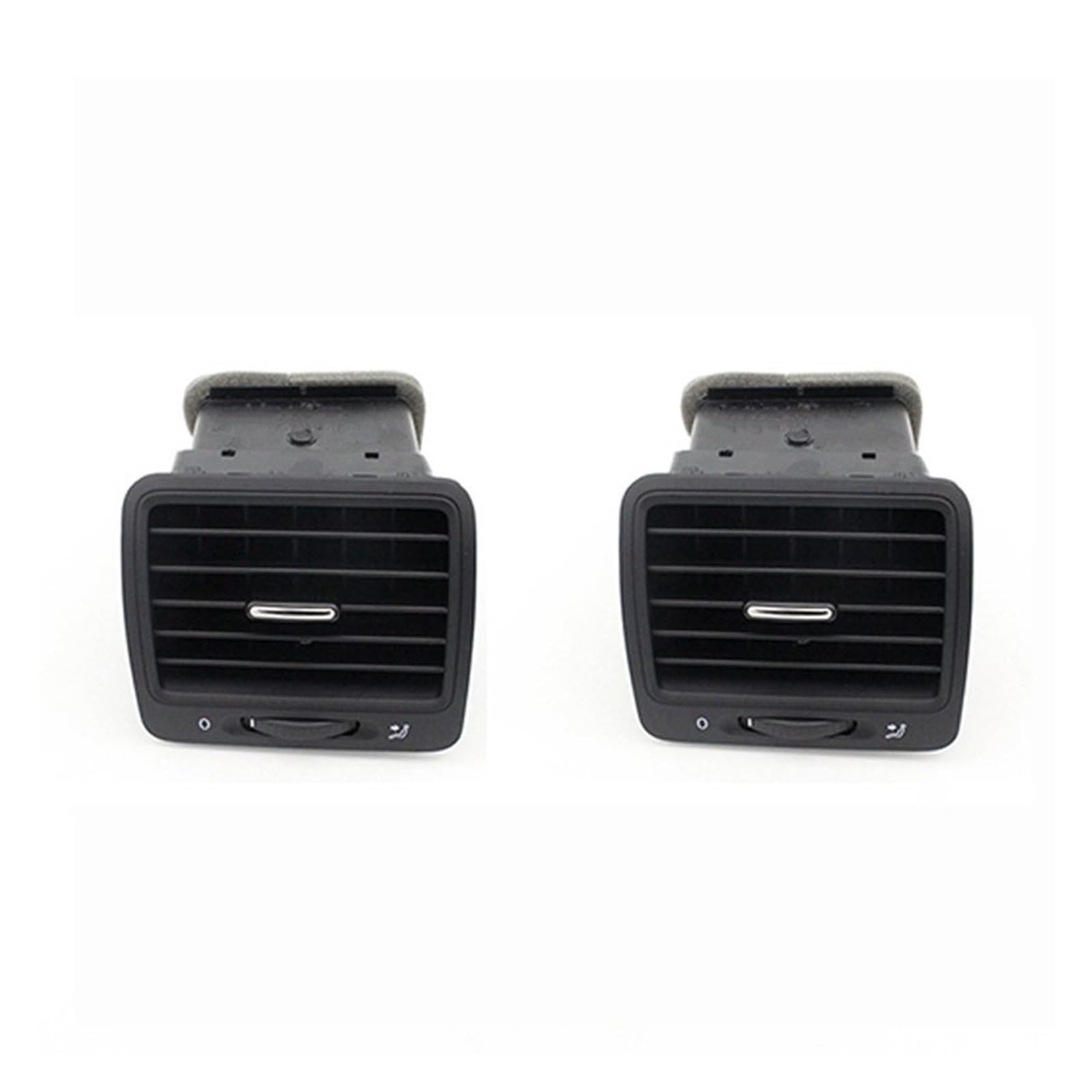 CQRBNE AC Lüftungsgitter Für VW Für GTI MK5 2004 2005 2006 2007 2008 2009 Armaturenbrett Auto Air Outlet Vent Air Windows 1K0819703D 1K0819704B Auto Lüftungsgitter(Black L and R) von CQRBNE