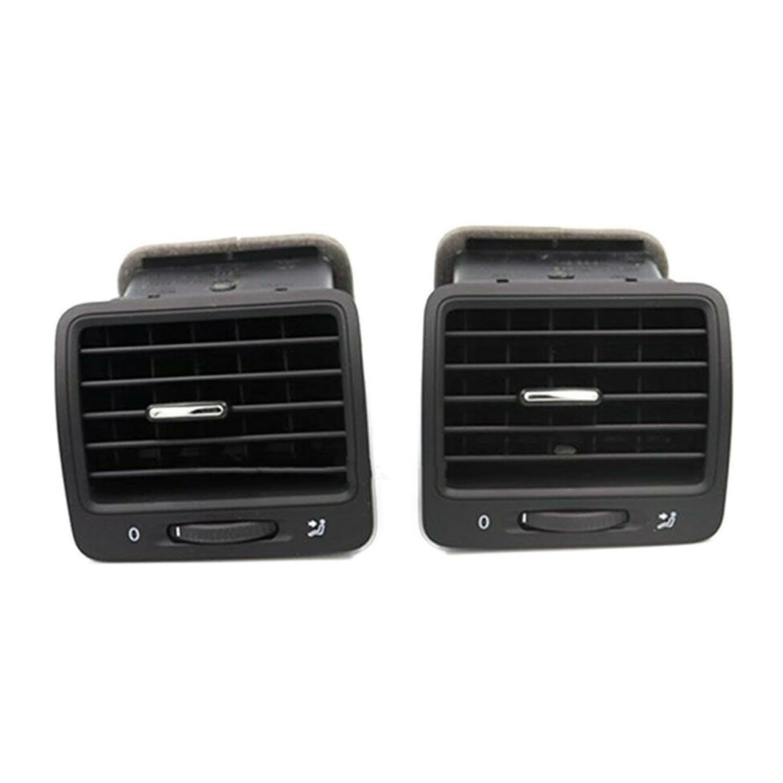 CQRBNE AC Lüftungsgitter Für VW Für Jetta MK5 2006-2011 Armaturenbrett Air Outlet Vent Klimaanlage Outlet Klimaanlage 1K0819703 1K0819704 Auto Lüftungsgitter(Black L and R) von CQRBNE