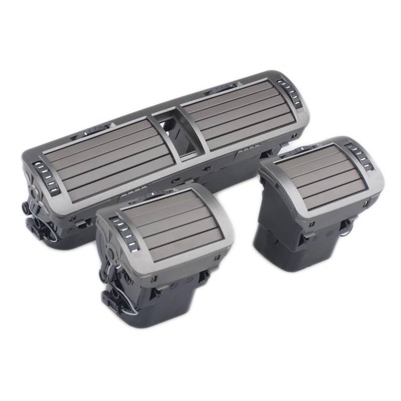 CQRBNE AC Lüftungsgitter Für VW Für Passat Für Tourer 1998 2000 3B0819728, 3B0819704D,3B0819703D Zentrale Air Vent Outlet AC Heizung Dashboard Auto Lüftungsgitter(A Set 3 Pieces B) von CQRBNE