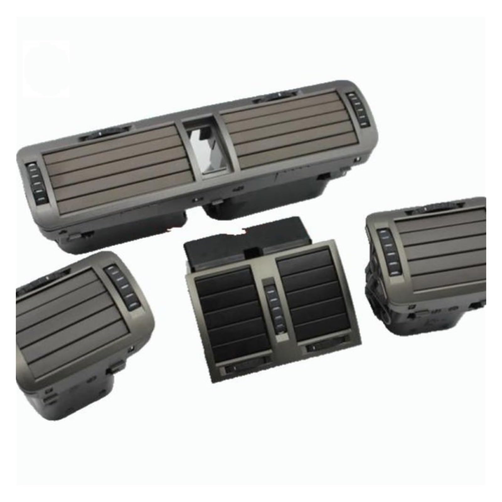 CQRBNE AC Lüftungsgitter Für VW Für Passat Für Tourer 1998 2000 3B0819728, 3B0819704D,3B0819703D Zentrale Air Vent Outlet AC Heizung Dashboard Auto Lüftungsgitter(A Set 4 Pieces B) von CQRBNE