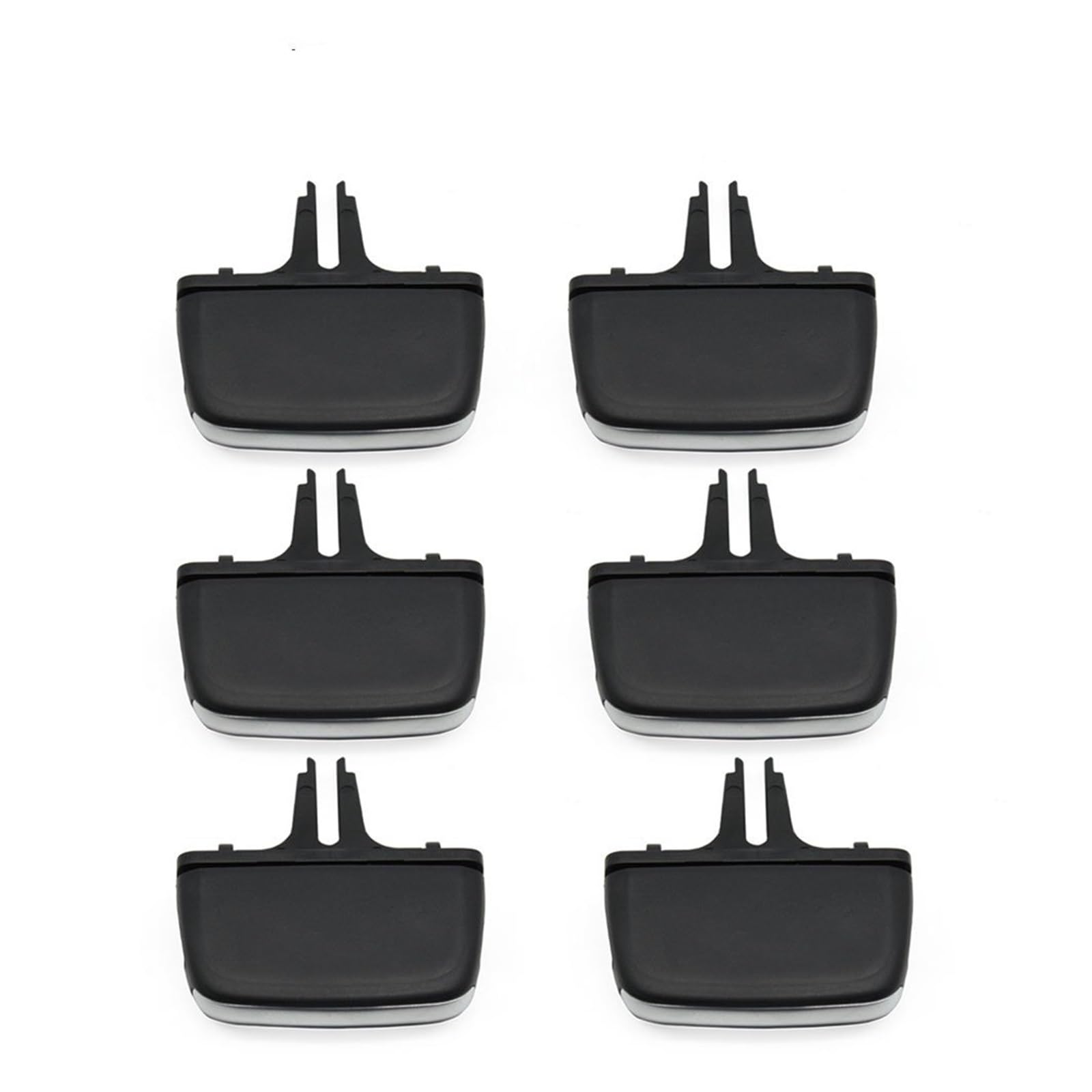 CQRBNE AC Lüftungsgitter Für Volvo Für XC90 2016-2024 Auto Vorne Hinten AC Klimaanlage Air Vent Grille Outlet Tab Slider Clips Reparatur Kit Auto Lüftungsgitter(6pieces) von CQRBNE